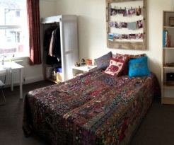 Photo of one of our student rooms in Plymouth